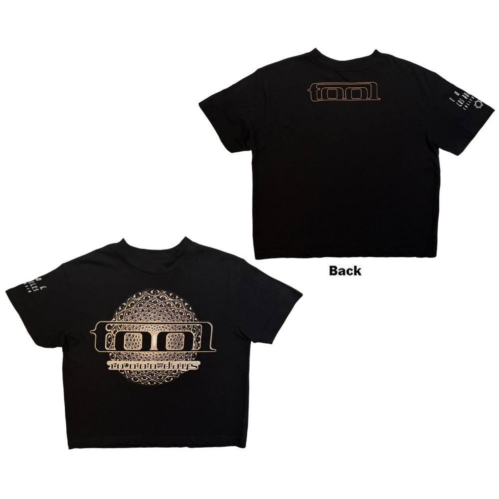 Tool - Eye Geo Glow Crop top - Black